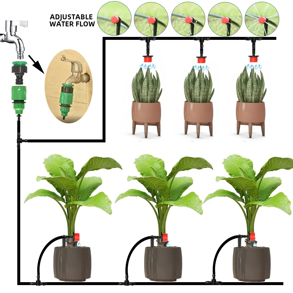 Drip Irrigation System with Auto Timer