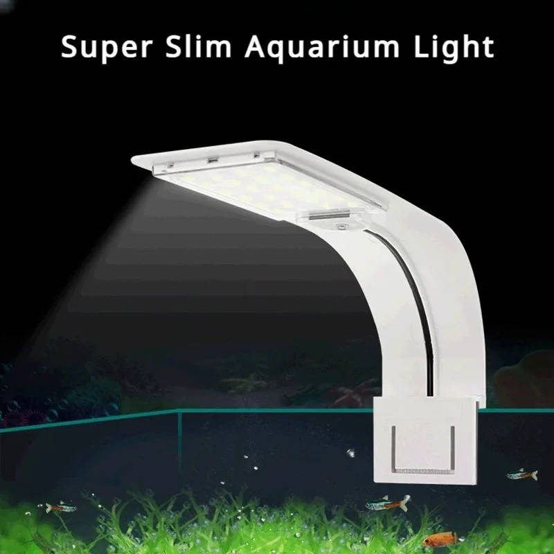 Ultra-Slim LED Fish Tank Aquarium Light