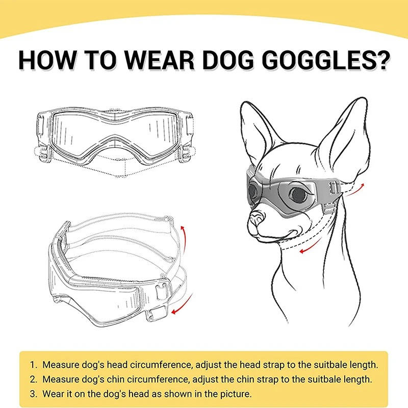 UV-Protective Dog Goggles