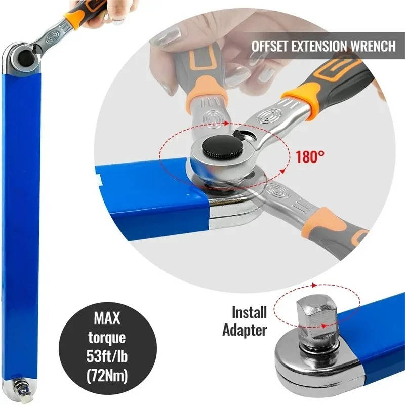 Telescopic Extension Wrench Tool