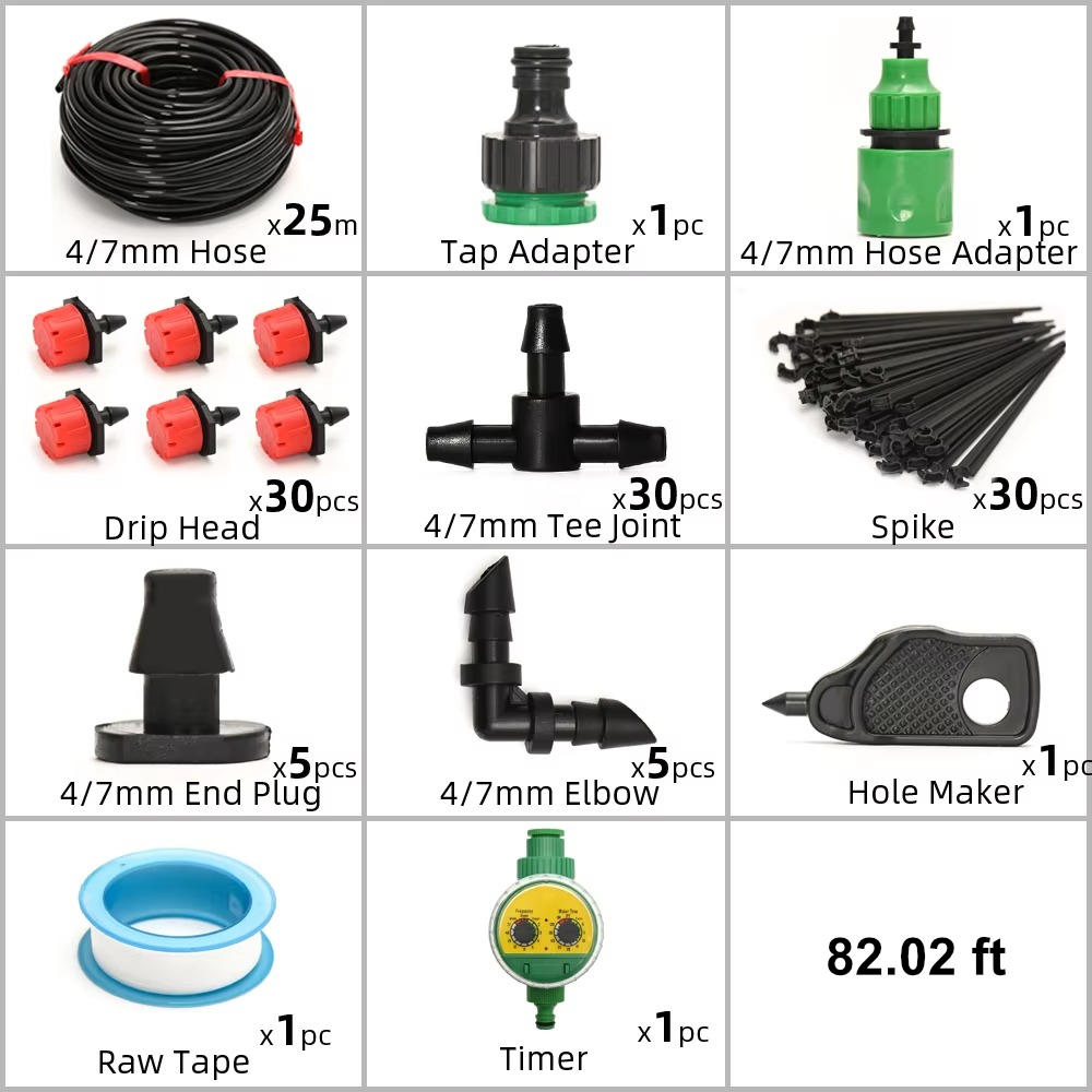 Drip Irrigation System with Auto Timer