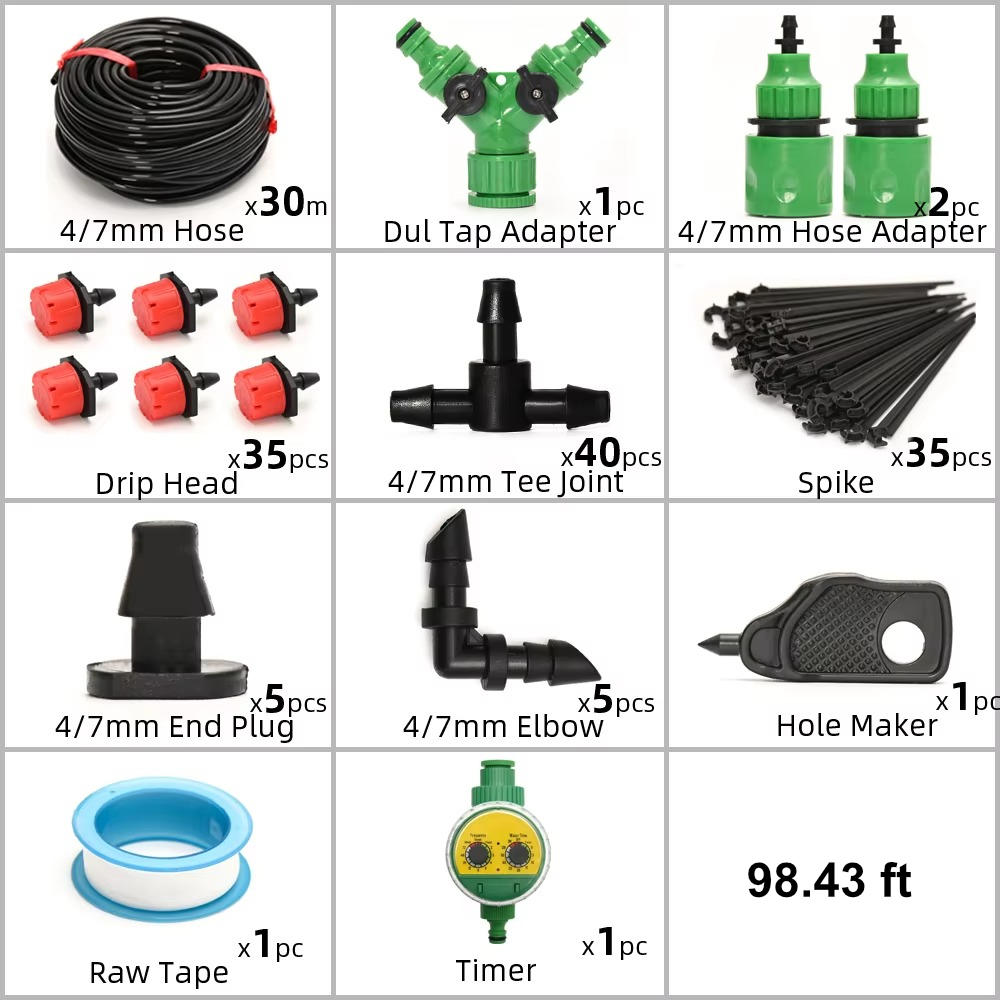 Drip Irrigation System with Auto Timer