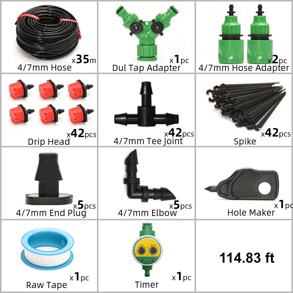 Drip Irrigation System with Auto Timer