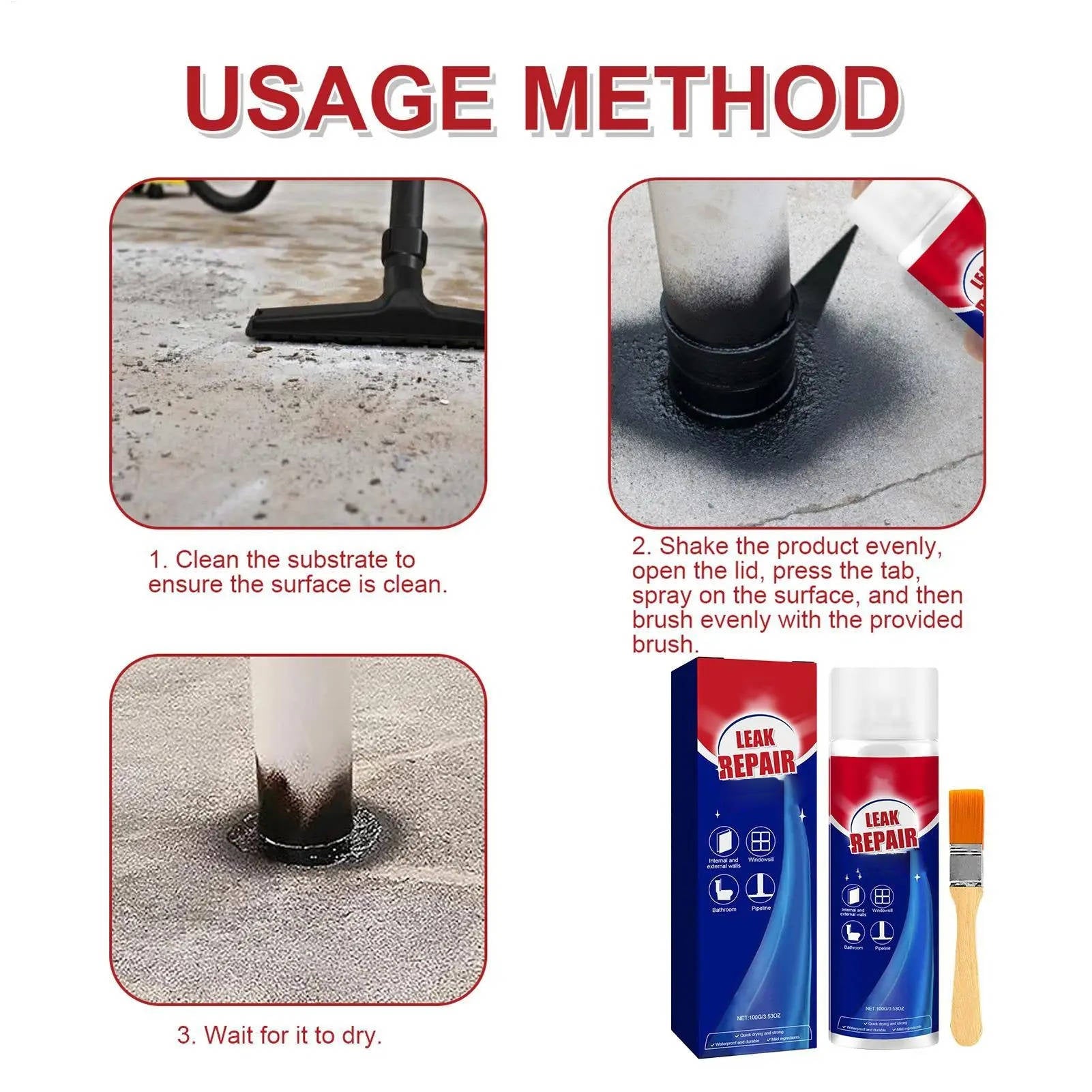 All-Purpose Waterproof Leak Sealant Spray