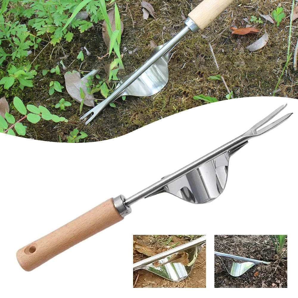 V-Shaped Weed Puller with Long Handle