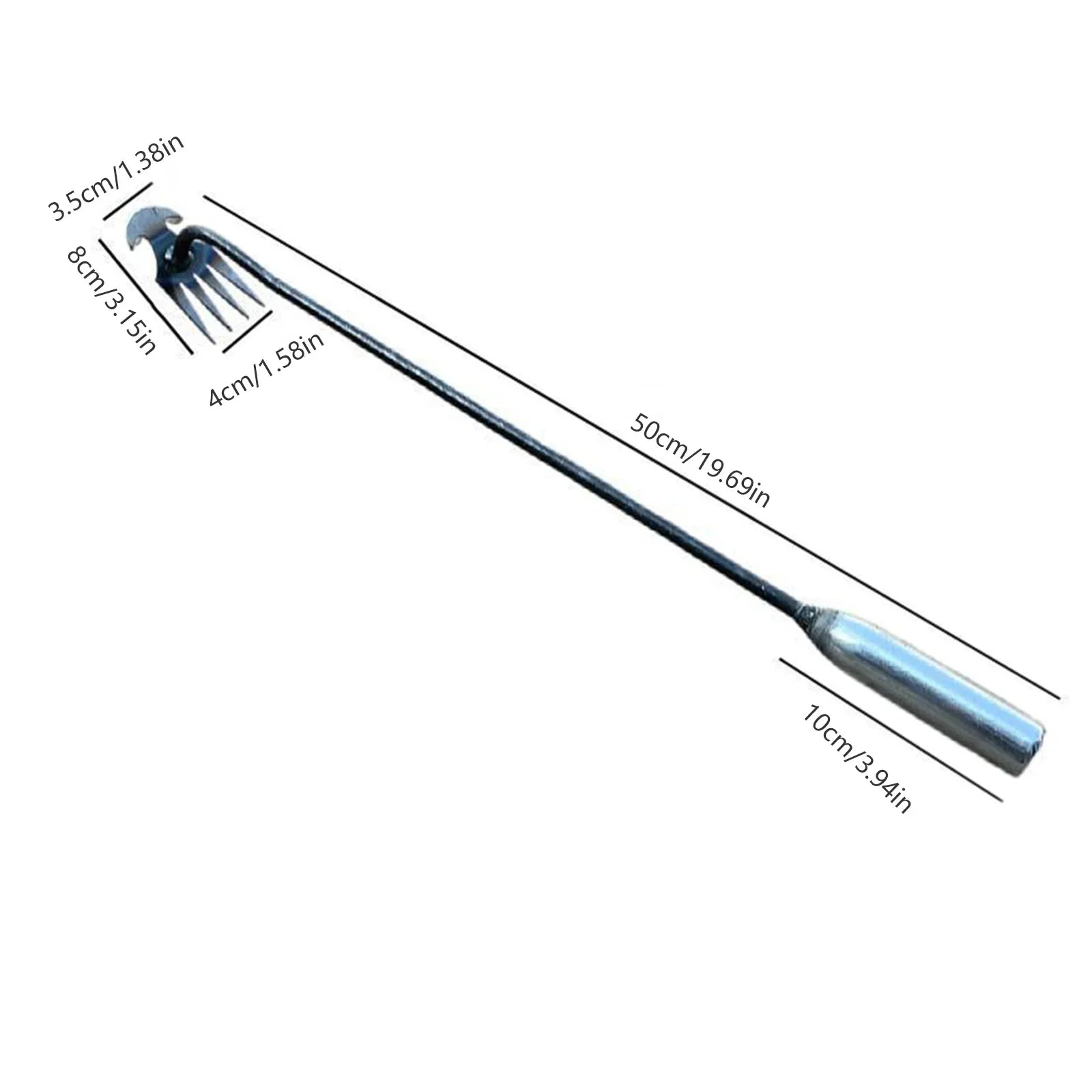 Long Handle Crescent Weeder Garden Tool