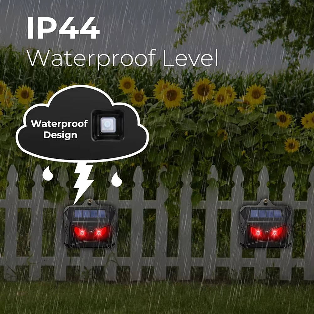 Solar Ultrasonic Animal Repellent (2-Pack)