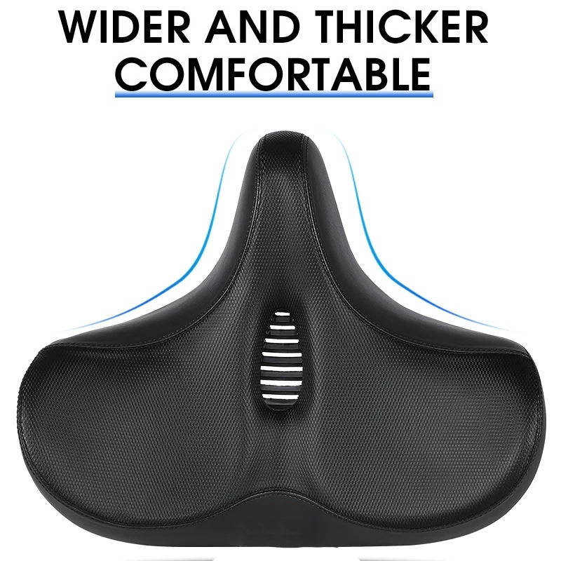 Comfortable Wide Bike Saddle for Long Rides