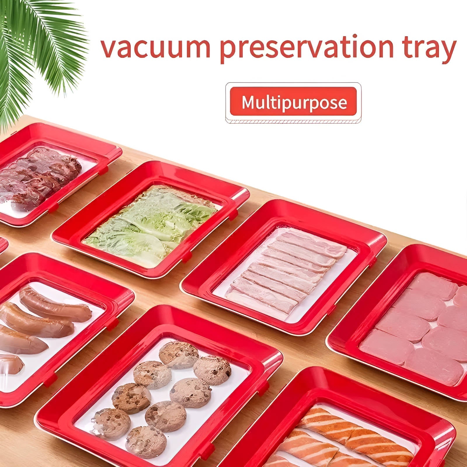 Food Preservation Tray for Fresh Storage