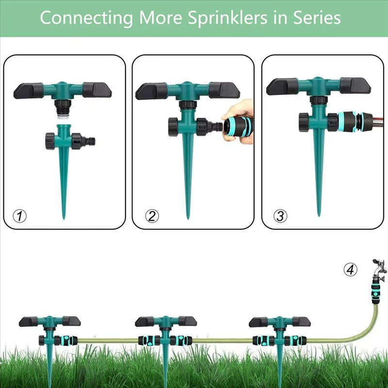 Rotating Garden Sprinkler System - 5 Set