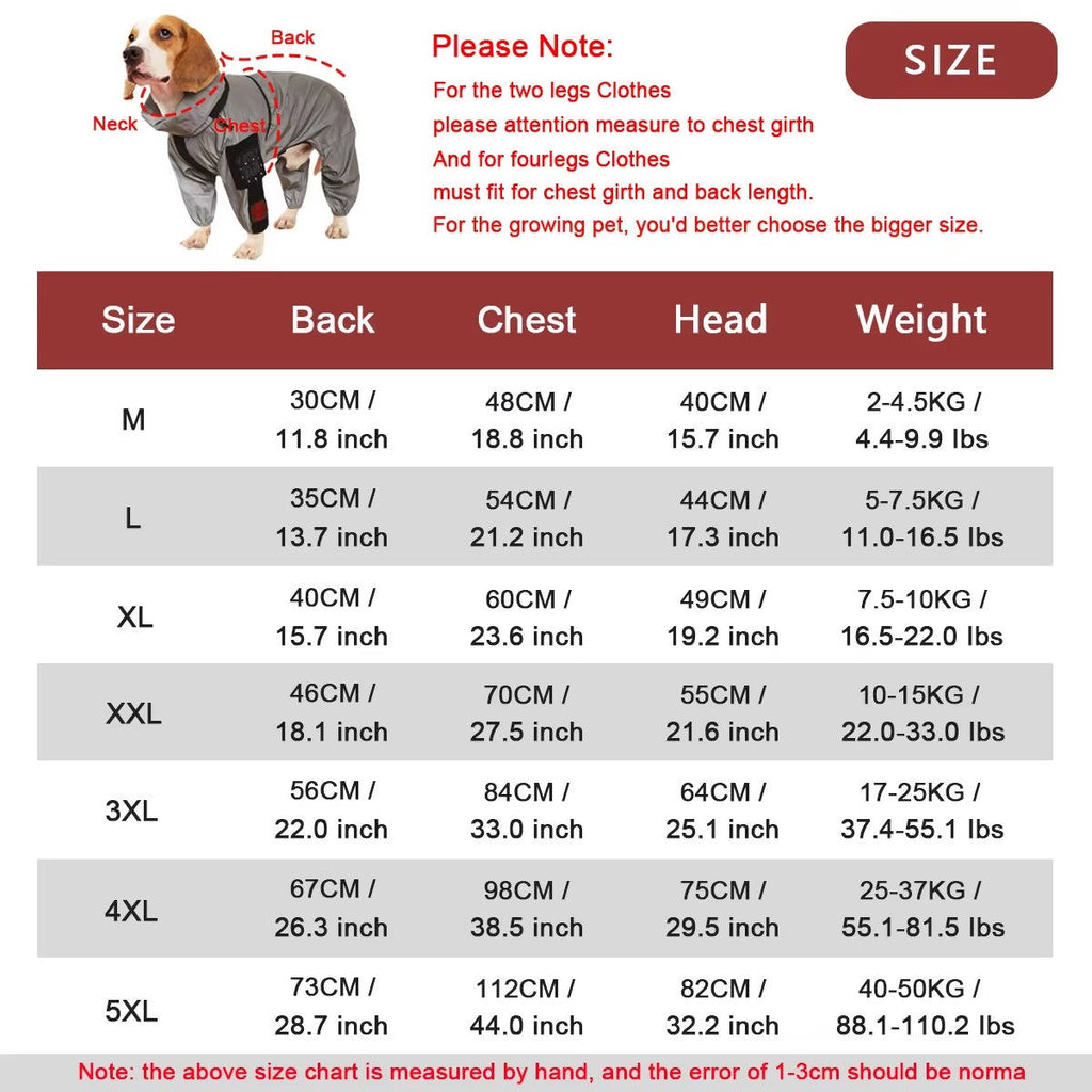 Waterproof Dog Raincoat