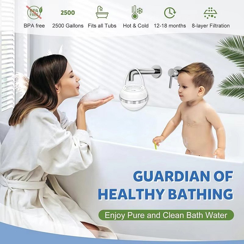 8-Stage Bath Tub Water Filter