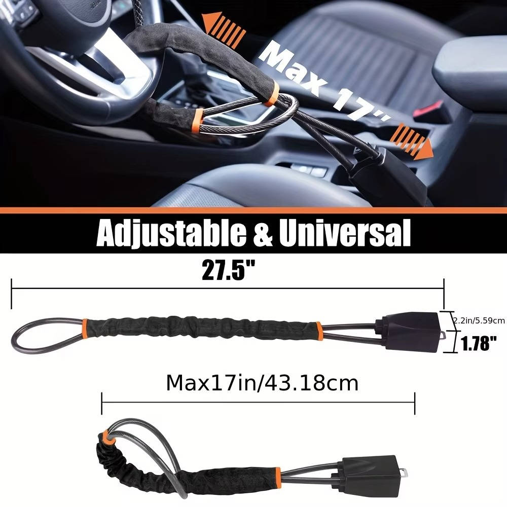 Anti-Theft Car Steering Wheel Lock