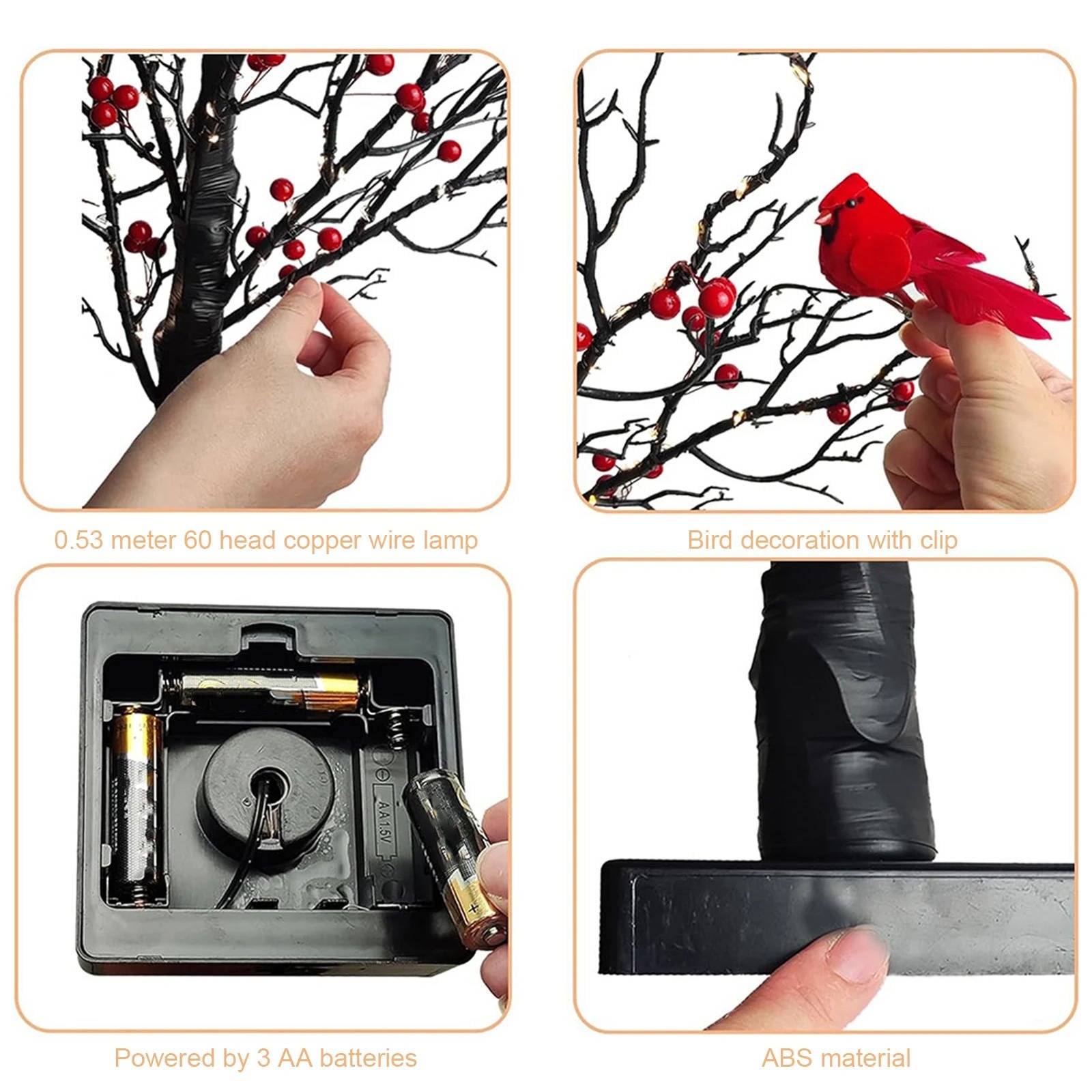 Glowing Decorative Light-Up Tree