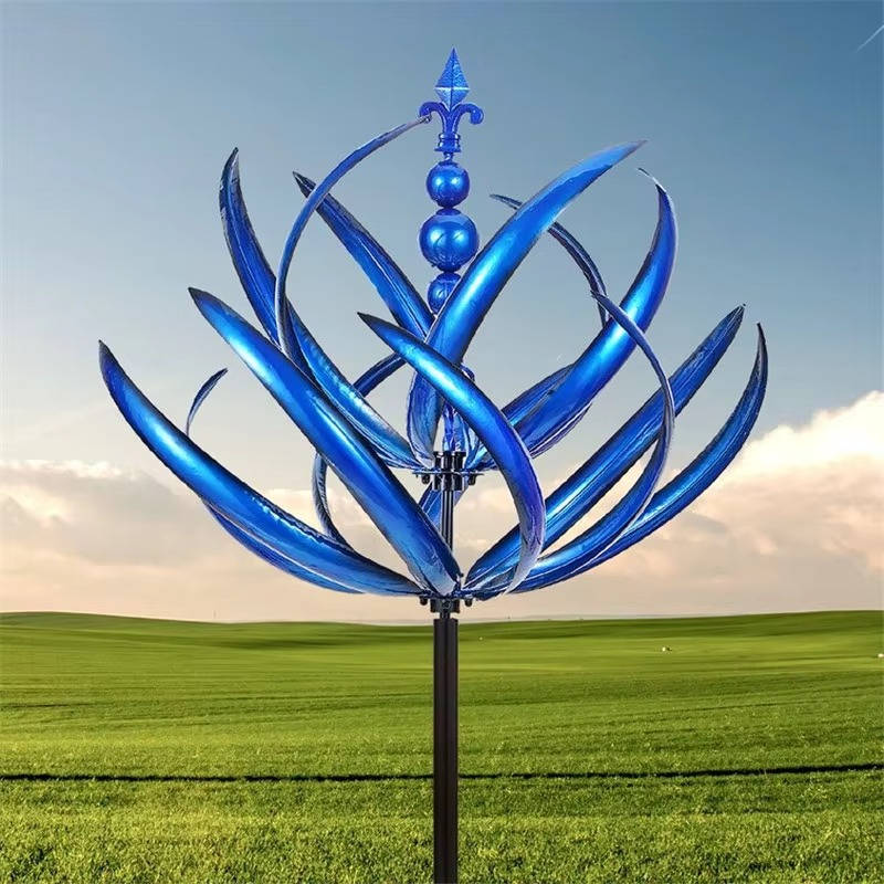 Kinetic Metal Wind Spinner