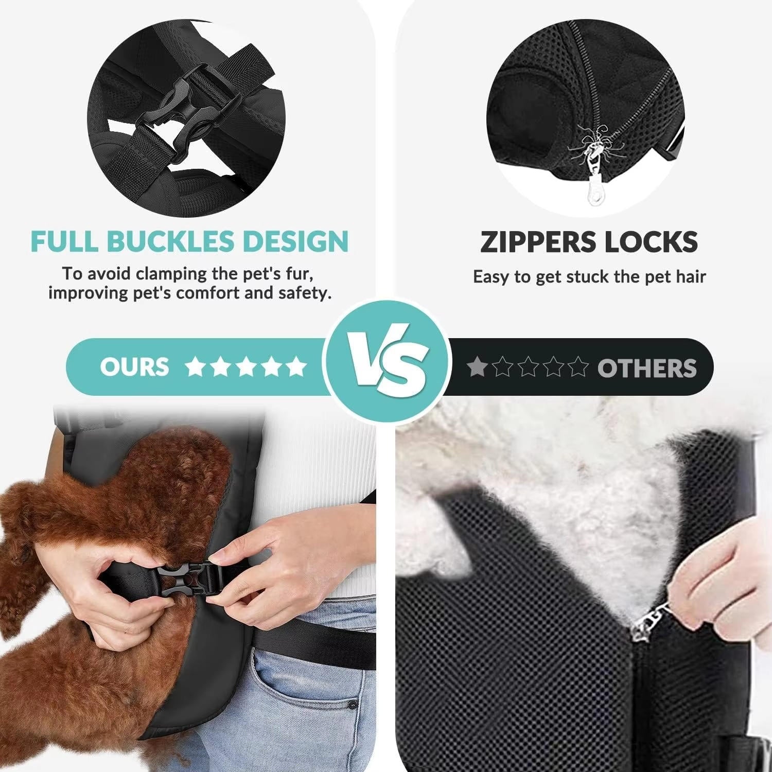 Ventilated Dog Carrying Backpack