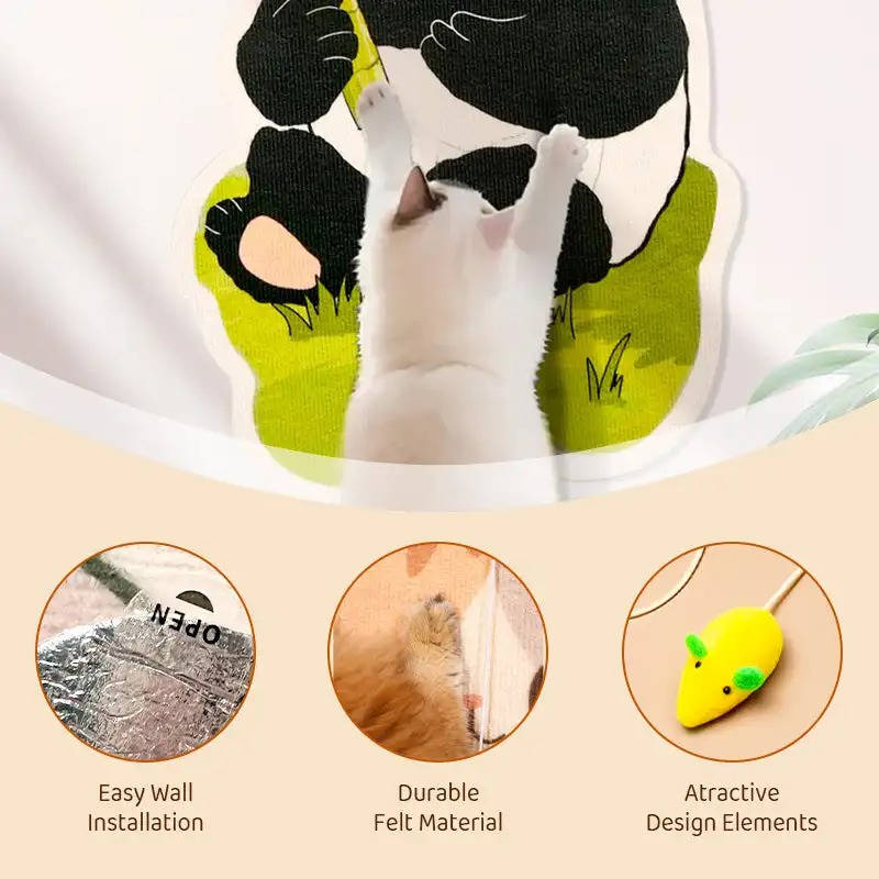 Wall-Mounted Cat Scratching Post
