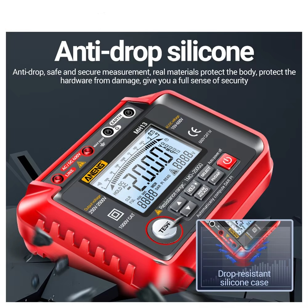 Megohmmeter Voltage & Resistance Tester