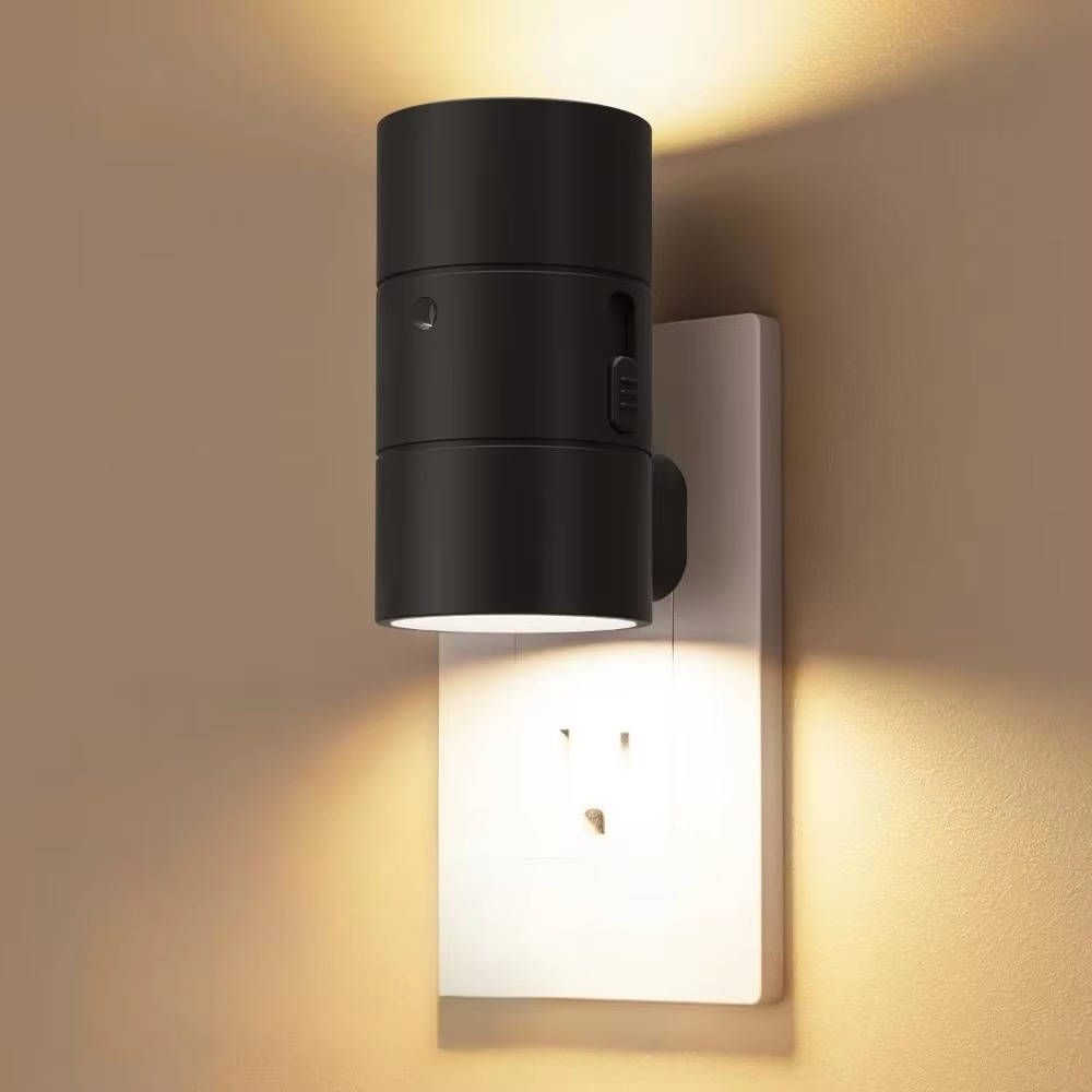 Wall Outlet with Built-In Night Lights