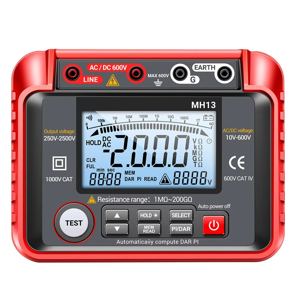 Megohmmeter Voltage & Resistance Tester