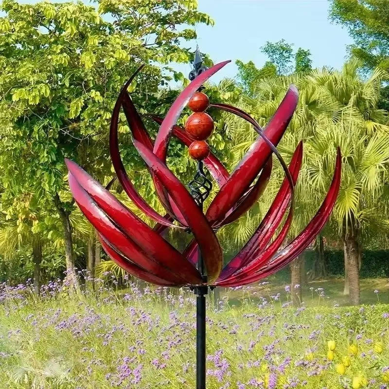 Kinetic Metal Wind Spinner