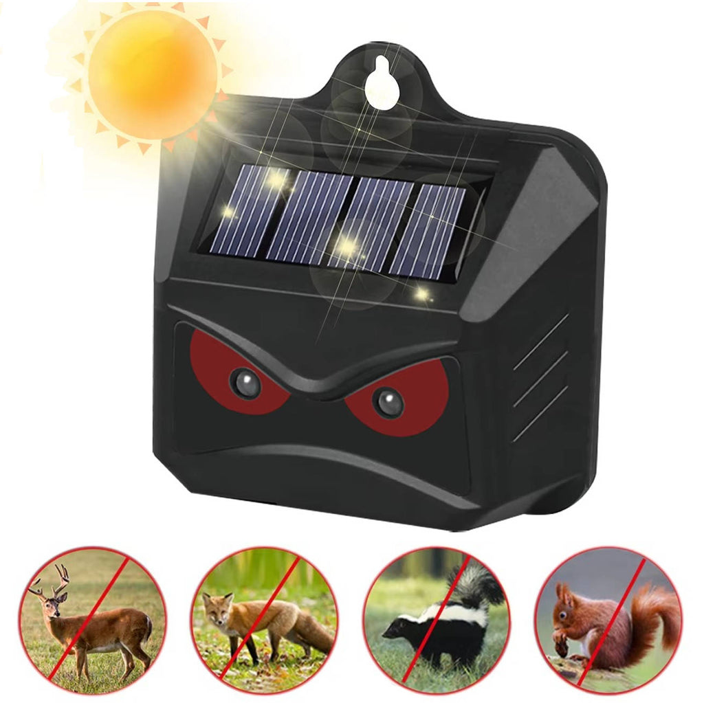 Solar Ultrasonic Animal Repellent (2-Pack)