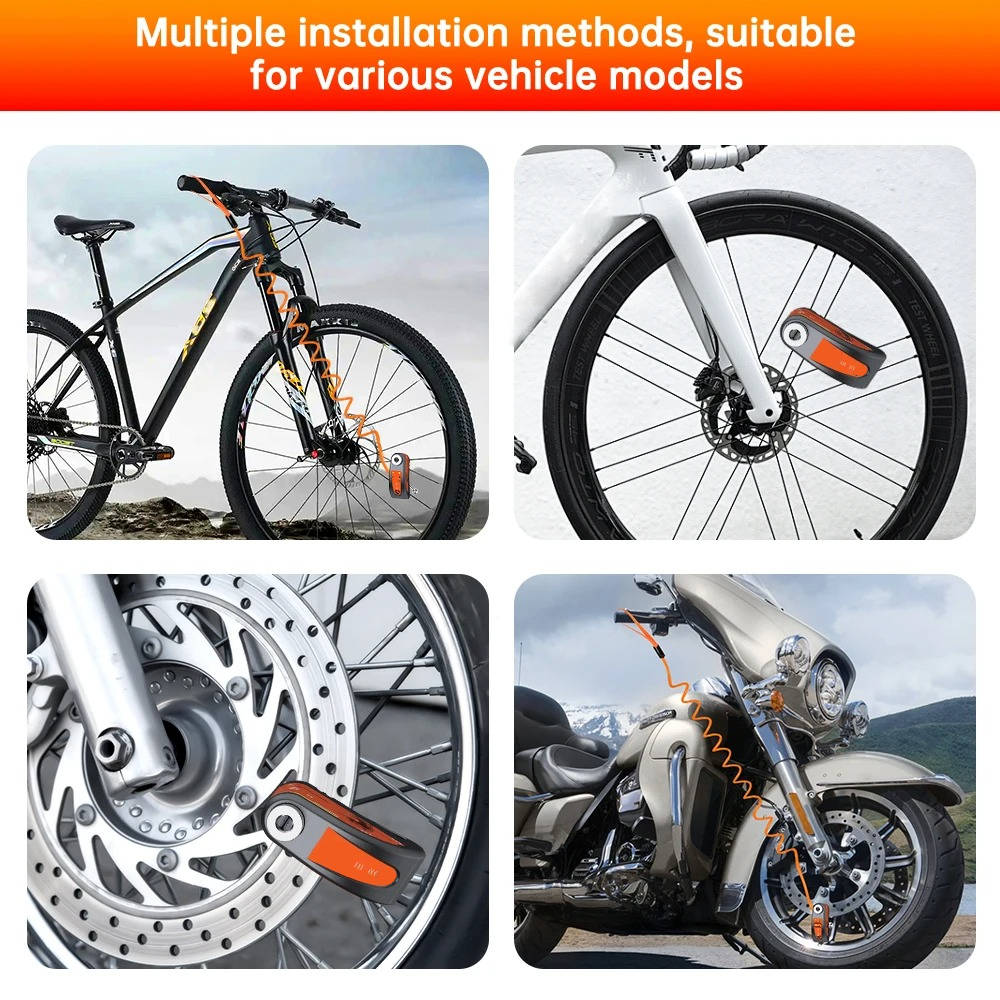 Motorcycle Disc Lock Alarm with Siren