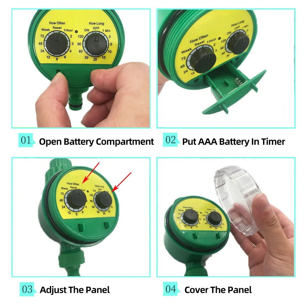 Drip Irrigation System with Auto Timer
