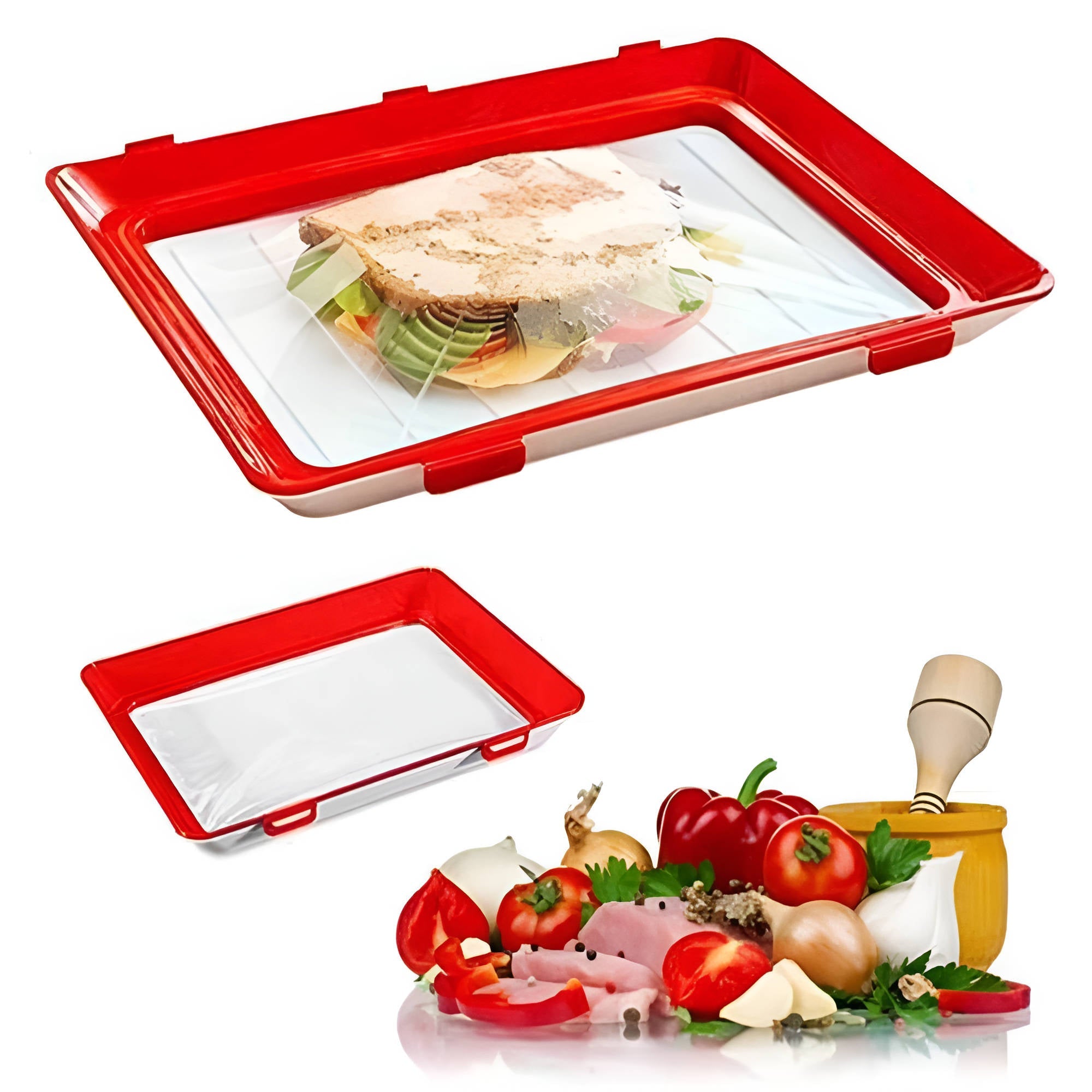Food Preservation Tray for Fresh Storage