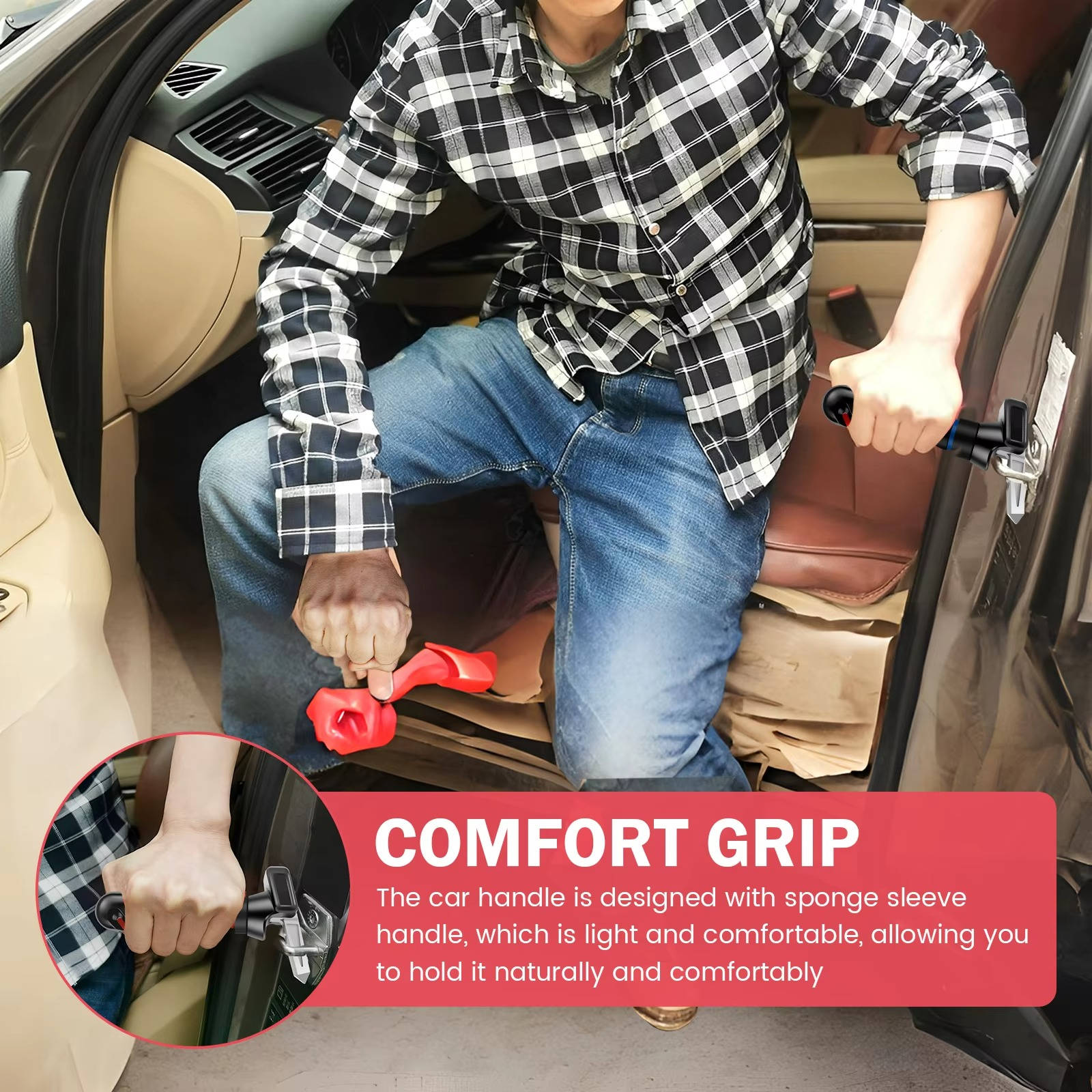 Car Assist Handle for Elderly - 2 Pack