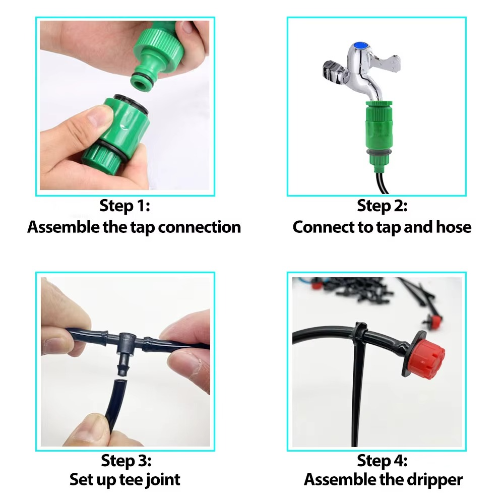 Drip Irrigation System with Auto Timer