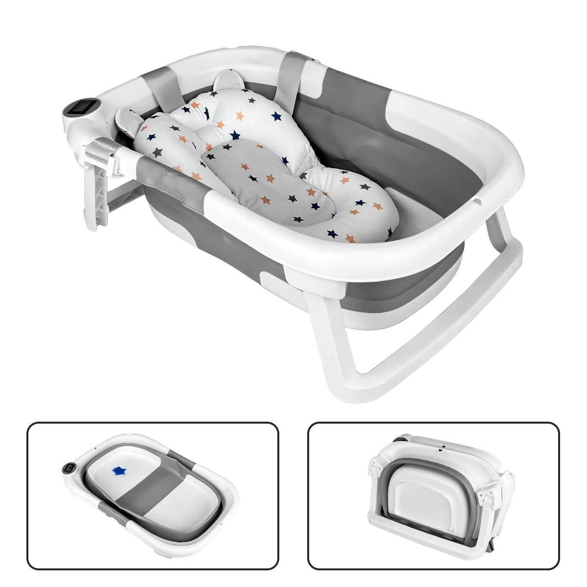 Foldable Newborn Baby Bathing Tub