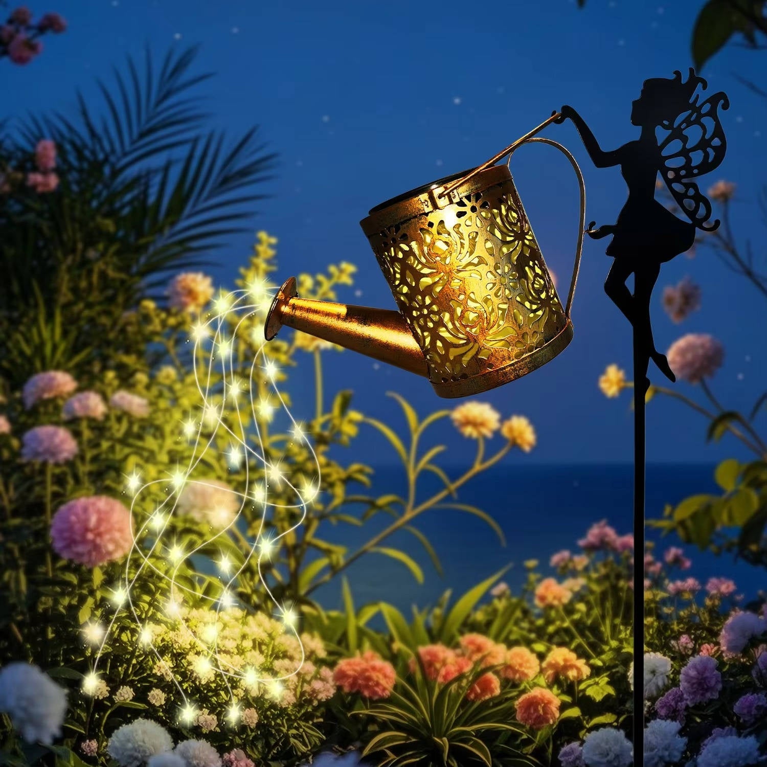 Hanging Solar Fairy Lamp Outdoor Lights
