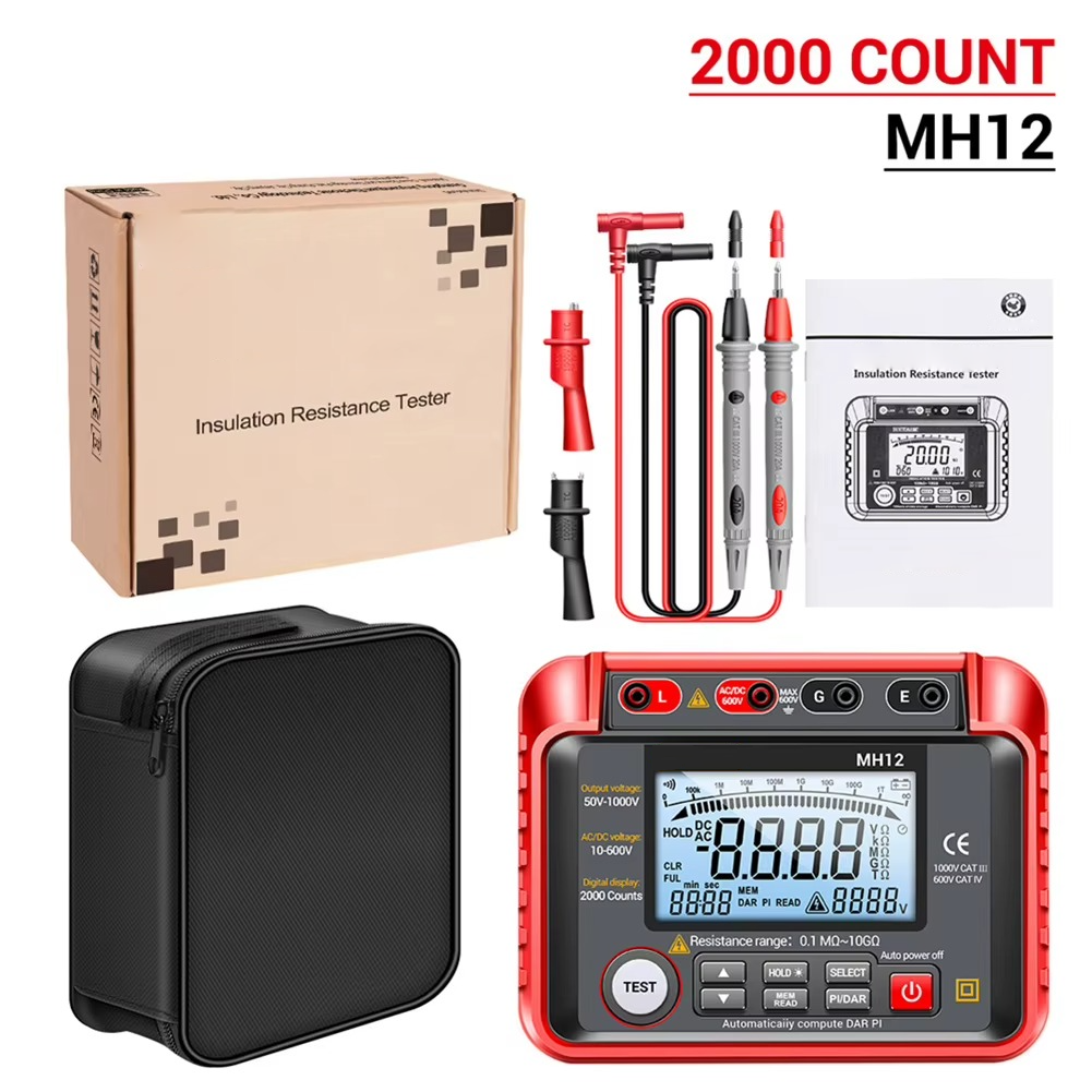 Megohmmeter Voltage & Resistance Tester