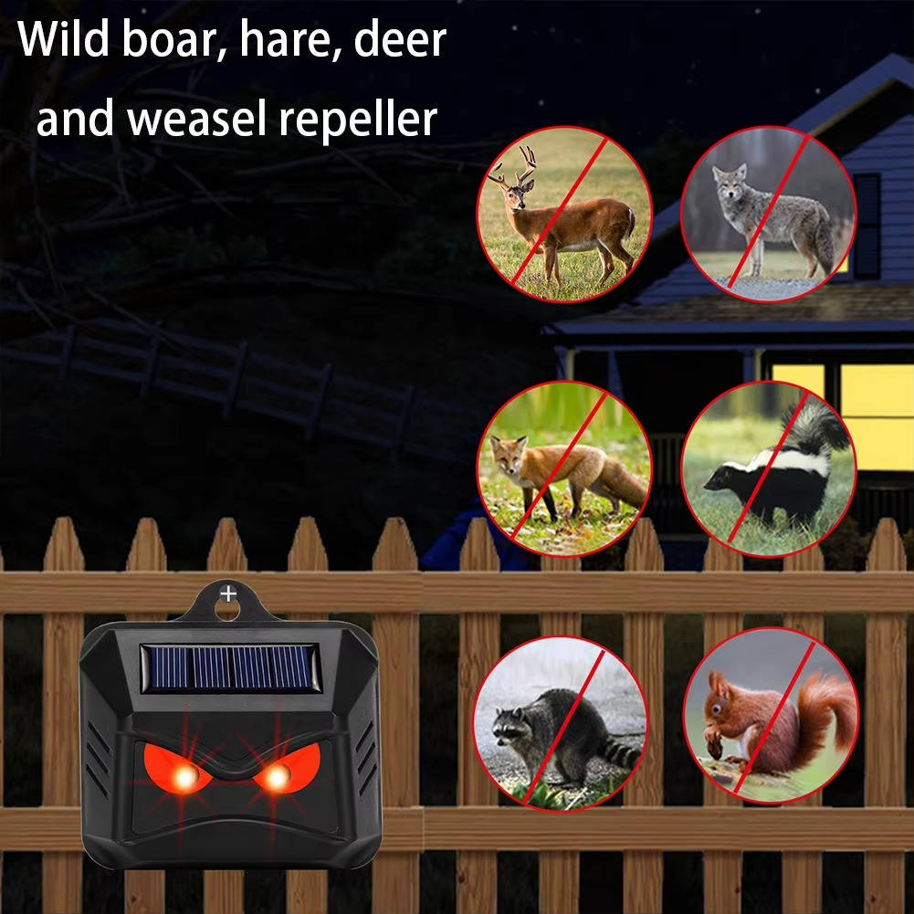 Solar Ultrasonic Animal Repellent (2-Pack)