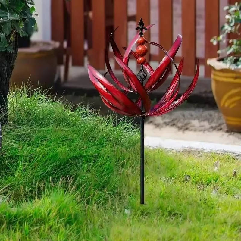 Kinetic Metal Wind Spinner