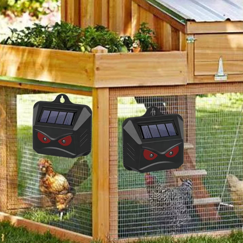 Solar Ultrasonic Animal Repellent (2-Pack)