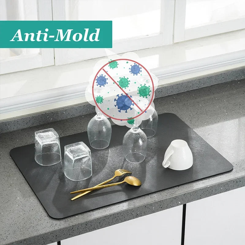 Absorbent Dish Drying Mat