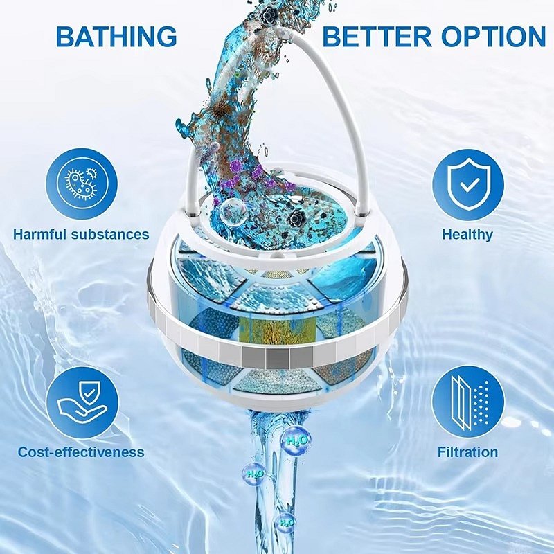 8-Stage Bath Tub Water Filter