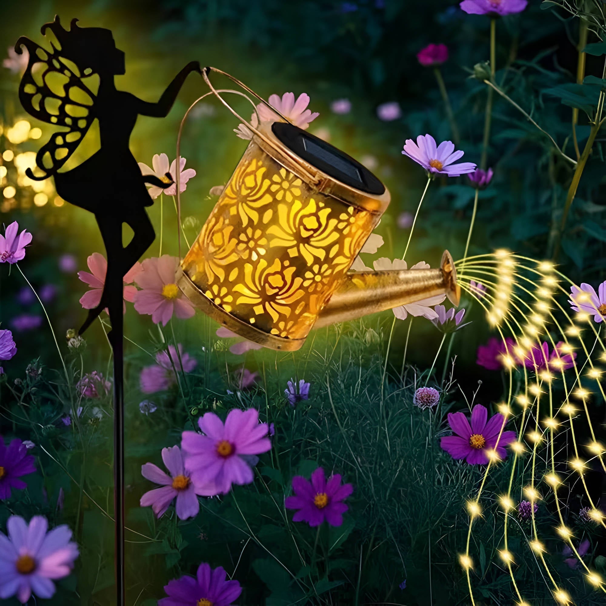 Hanging Solar Fairy Lamp Outdoor Lights
