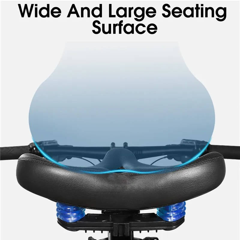 Comfortable Wide Bike Saddle for Long Rides
