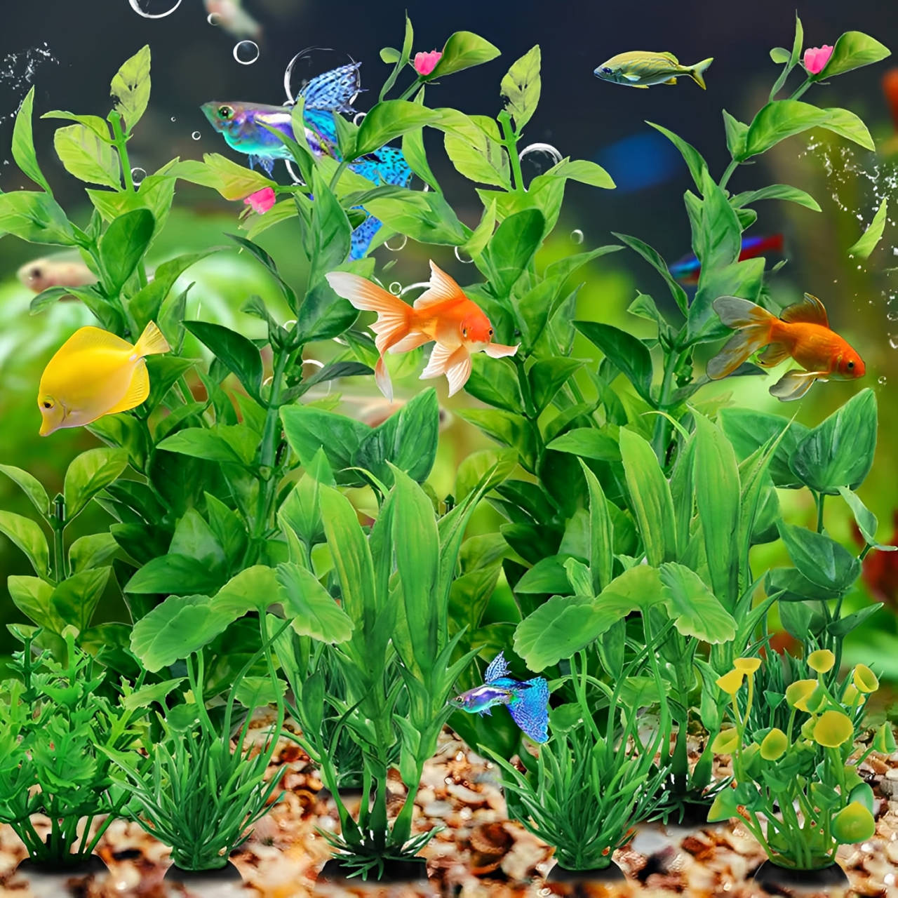 Aquarium Fish Tank Plant Decorations