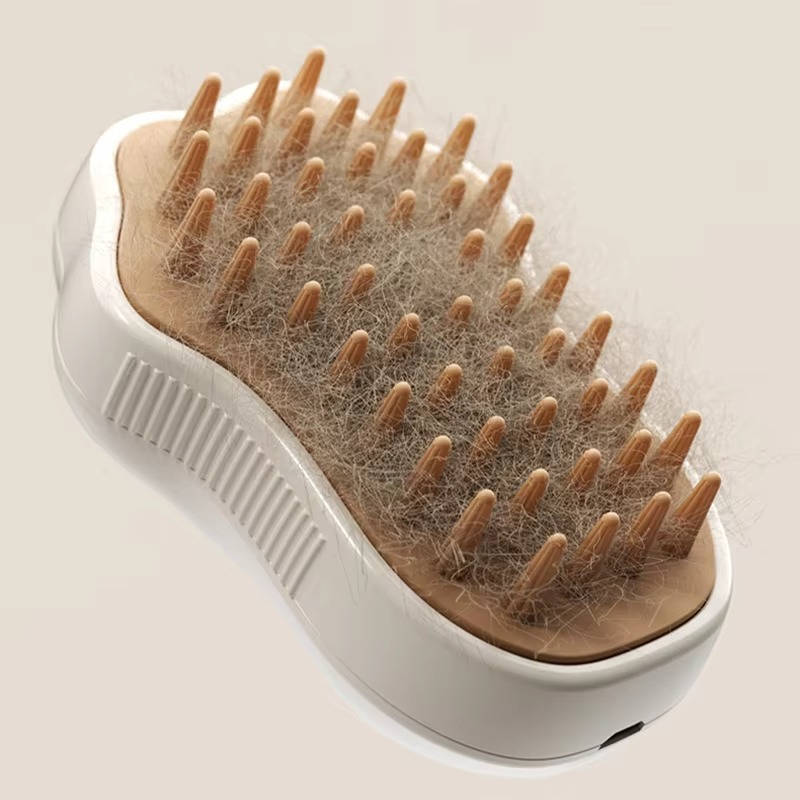 2-in-1 Steam Dog Grooming Brush