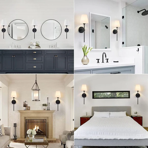 Wireless LED Wall Sconce with Remote