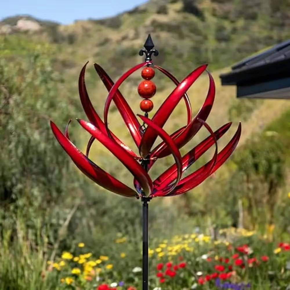 Kinetic Metal Wind Spinner