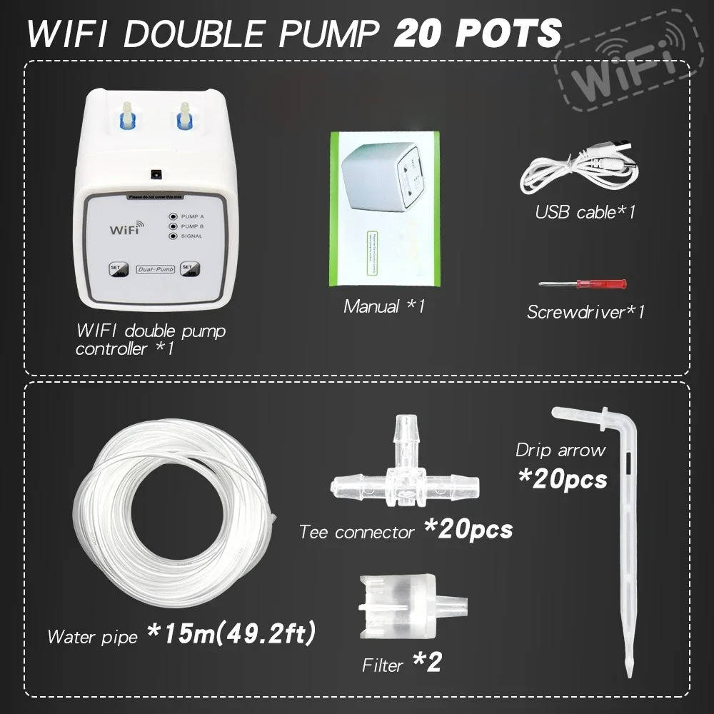 WiFi Smart Plant Waterer (Up to 20 Pots)