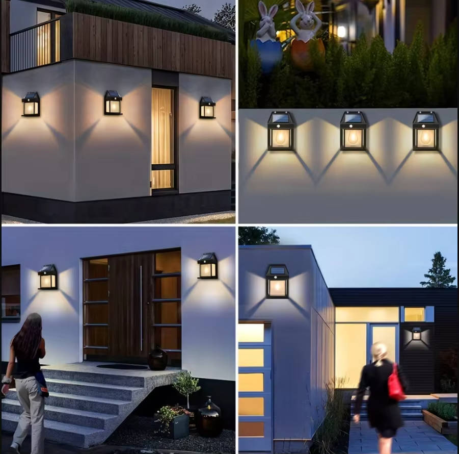 Solar Wall Lamp Outdoor (2-Pack)