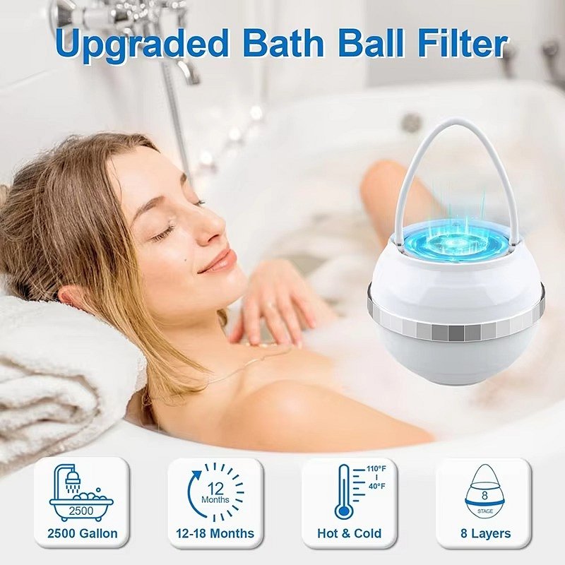 8-Stage Bath Tub Water Filter