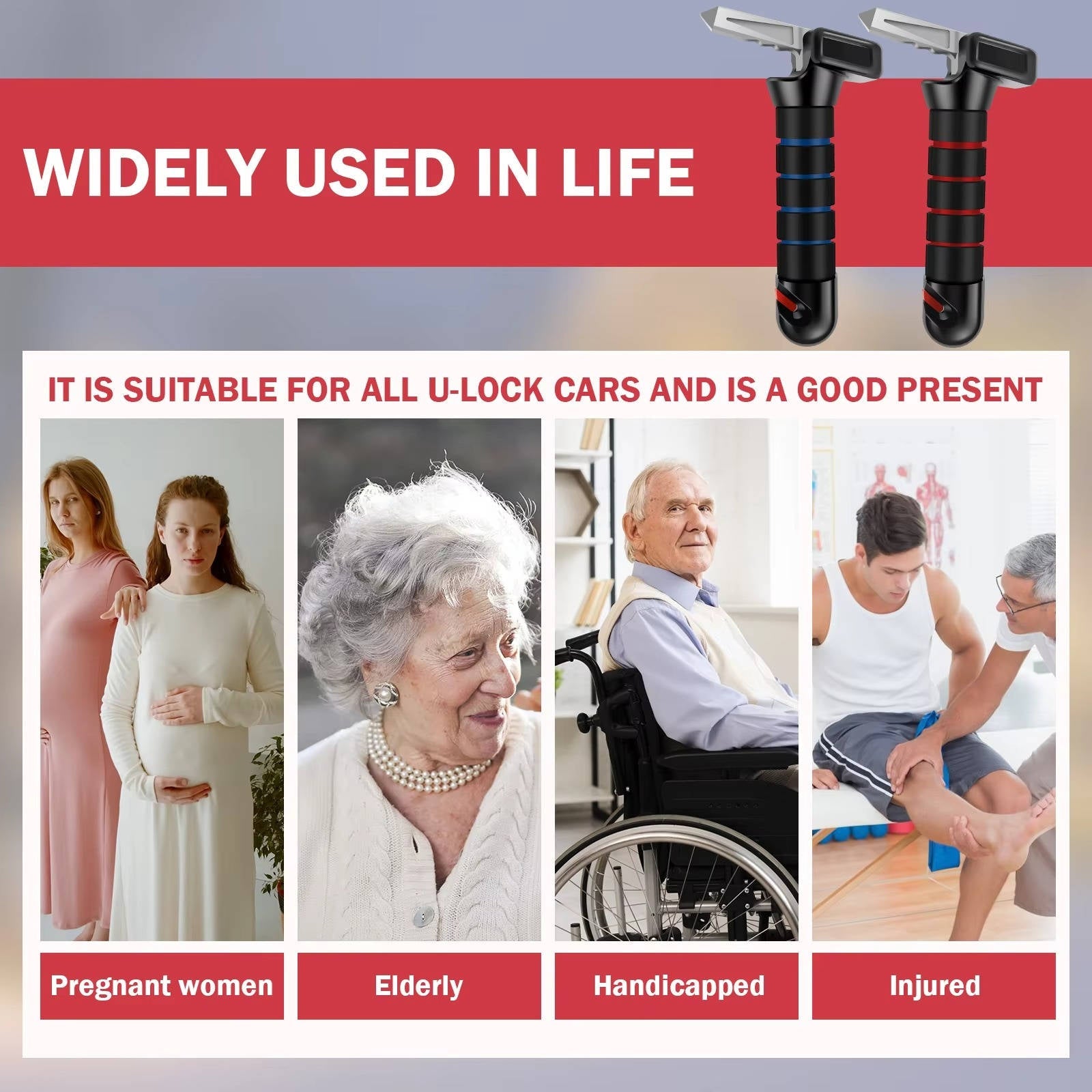 Car Assist Handle for Elderly - 2 Pack