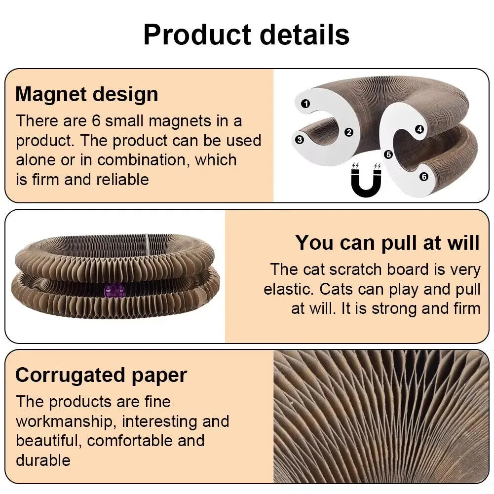 Magic Organ Folding Cat Scratching Board